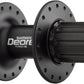 Shimano Deore FH-M525A Rear Hub - QR x 135mm, 6-Bolt, HG10, Black, 32H