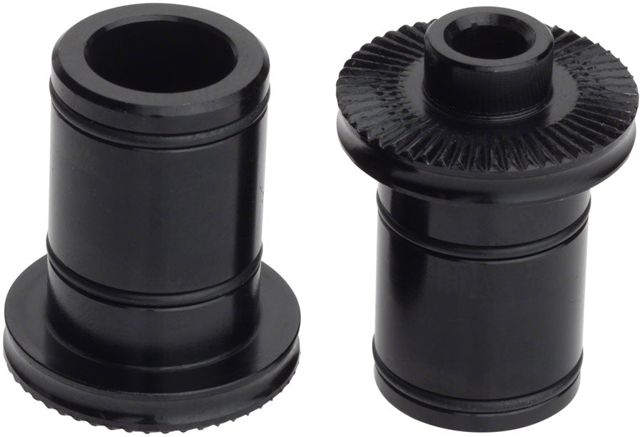 All-City Go-Devil Front Hub Conversion Caps: Quick Release, Black