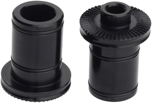 All-City Go-Devil Front Hub Conversion Caps: Quick Release, Black