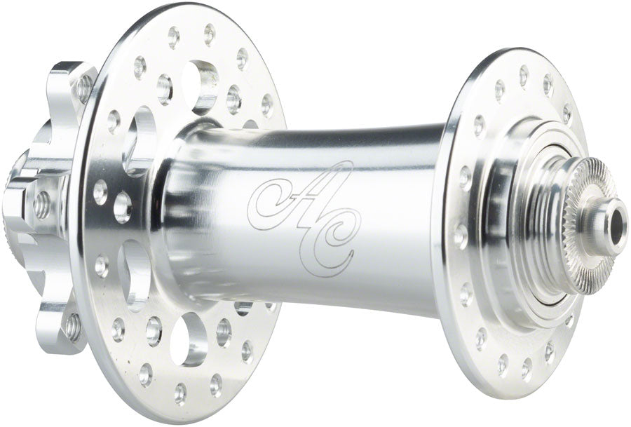 All-City Go-Devil Front Hub - 15/12/QR x 100mm, 6-Bolt, Sliver, 32h