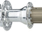 All-City Go-Devil Rear Hub - QR x 135mm/12 x 142mm, 6-Bolt, HG 11 Road, Silver, 28H