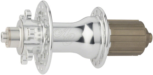 All-City Go-Devil Rear Hub - QR x 135mm/12 x 142mm, 6-Bolt, HG 11 Road, Silver, 28H