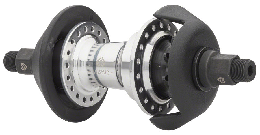 Eclat Seismic Cassette Hub - 9T, Right Side Drive, With Non-Drive Side and Drive Side Guards, Silver Polished