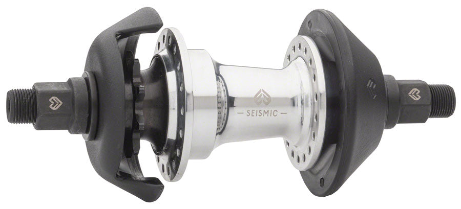 Eclat Seismic Cassette Hub - 9T, Left Side Drive, With Non-Drive Side and Drive Side Guards, Silver Polished