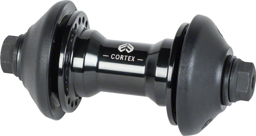 Eclat Cortex Front Hub with Hub Guards 36h 3/8" Female Axle Black