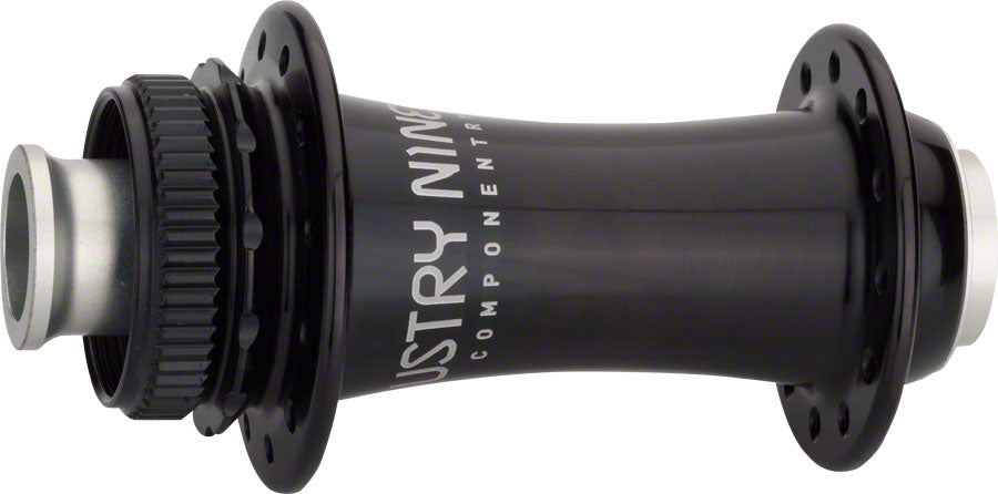 Industry Nine Torch Classic CX/Road Front Hub - 15 x 100mm, Center-Lock, Black, 24h