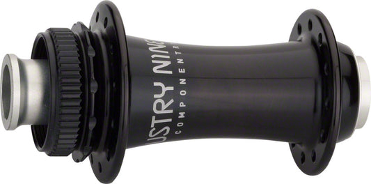 Industry Nine Torch Classic CX/Road Front Hub - 15 x 100mm, Center-Lock, Black, 24h