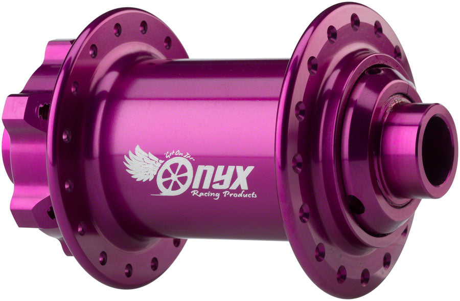 Onyx MTB Front Hub - 15 x 110mm Boost, 6-Bolt, Purple