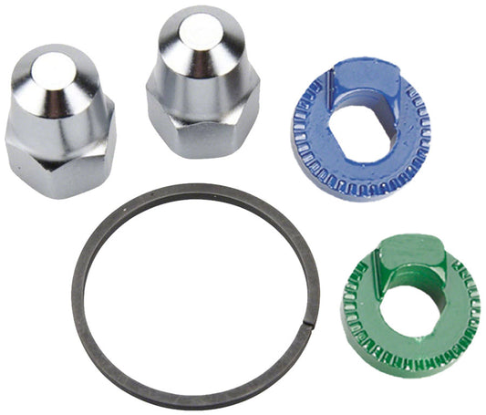 Shimano Alfine and Nexus, Rear Hub Nuts, Cog Snap Ring and Non-Turn Washers for Vertical Dropouts