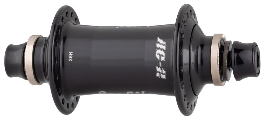 Profile Racing AC-2 Front Hub - 10 x 100mm, Rim Brake, Black