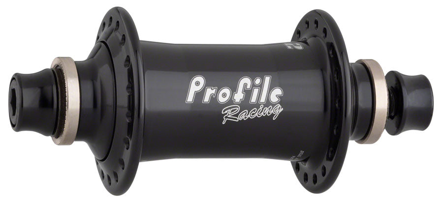 Profile Racing AC-2 Front Hub - 10 x 100mm, Rim Brake, Black