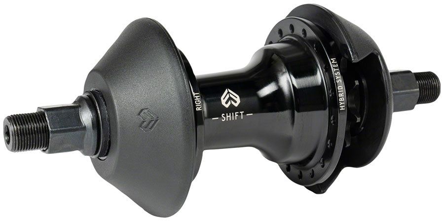 Eclat Shift Freecoaster/Cassette Rear Hub - Black, RHD