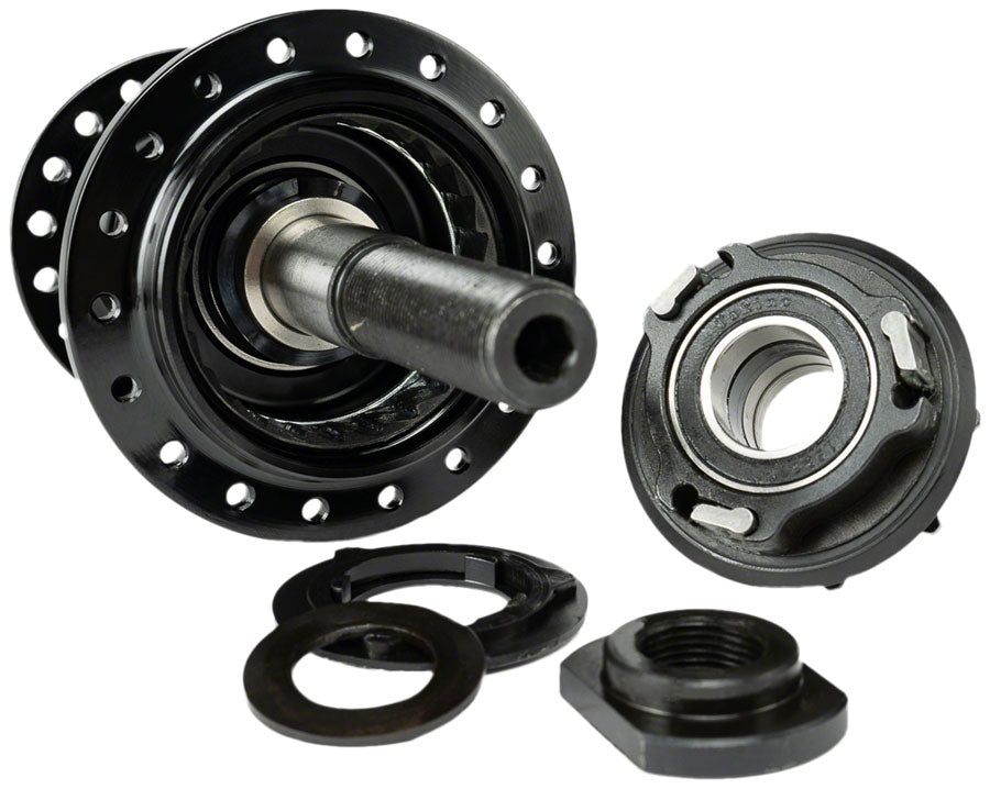 Eclat Shift Freecoaster/Cassette Rear Hub - Black, LHD