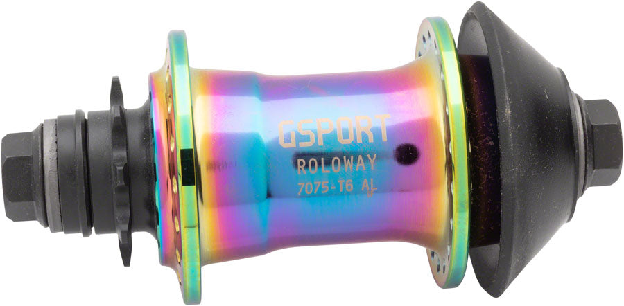 G Sport Roloway Cassette Rear BMX Hub - 9T, RSD/LSD, Oil Slick