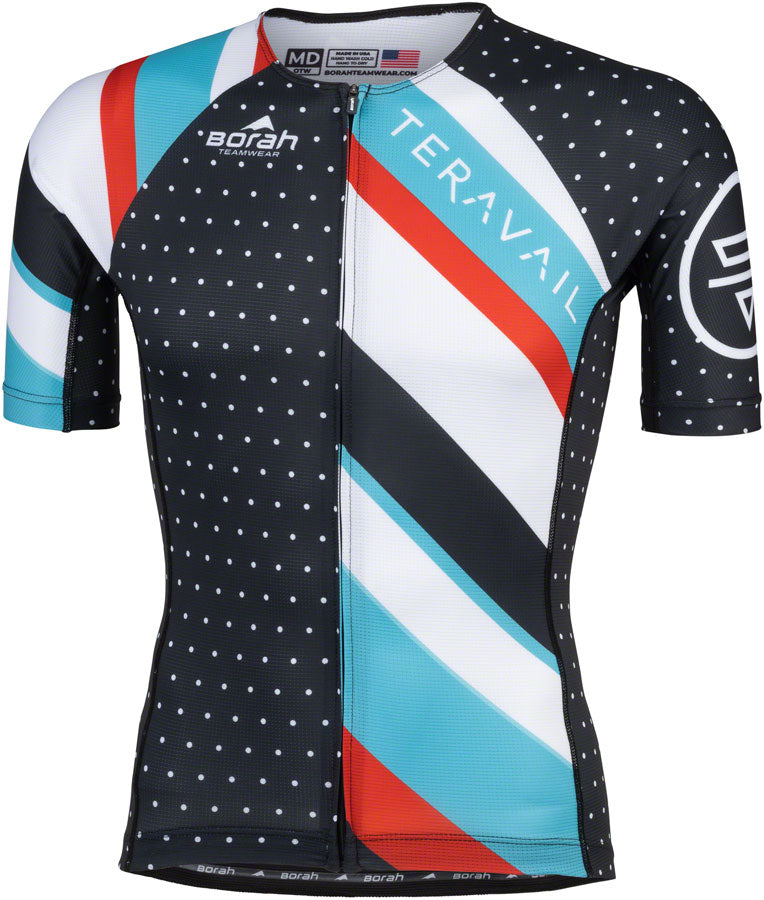 Teravail Waypoint Men's Jersey - Black, White, Blue, Red, Small