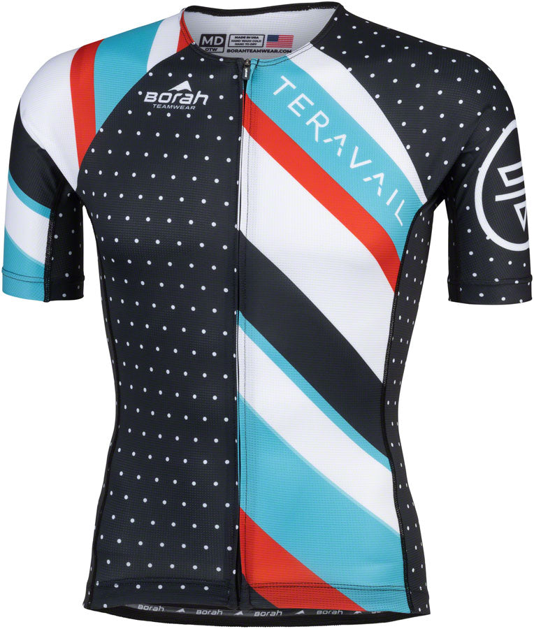Teravail Waypoint Men's Jersey - Black, White, Blue, Red, 2X-Large