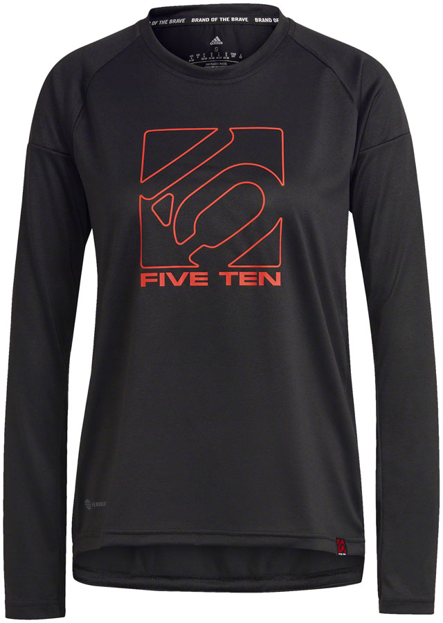 Five Ten Long Sleeve Jersey - Black, Women's, Medium