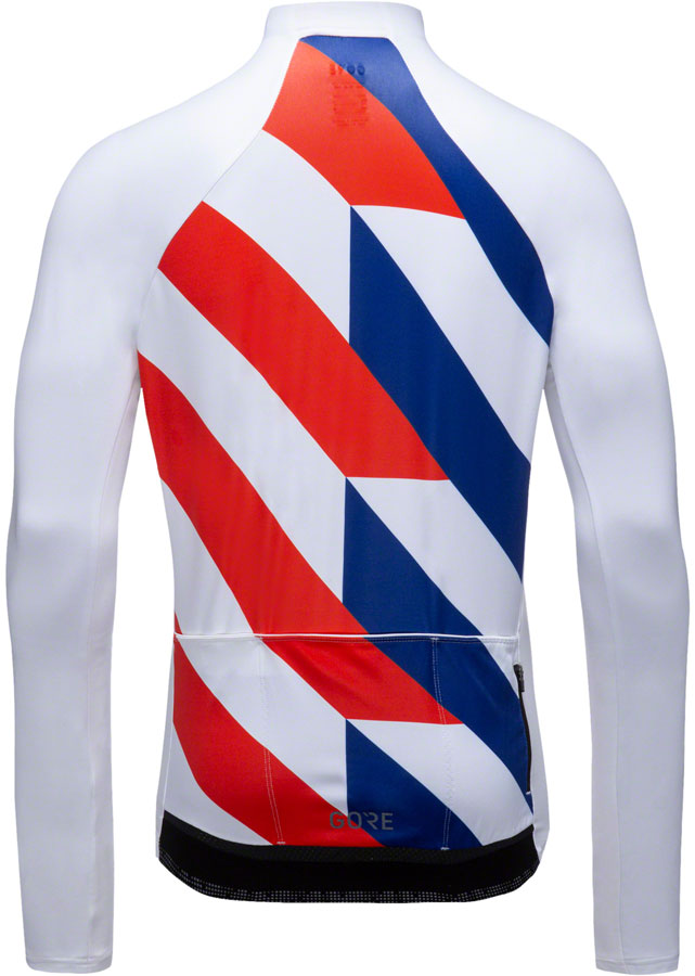 GORE C5 Thermo Jersey - White/Fireball, Men's, X-Large