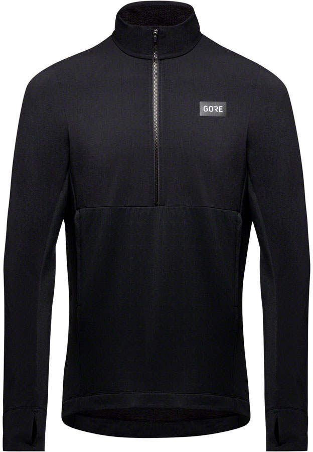 GORE Trail KPR Hybrid 1/2-Zip Jersey - Black, Men's, X-Large