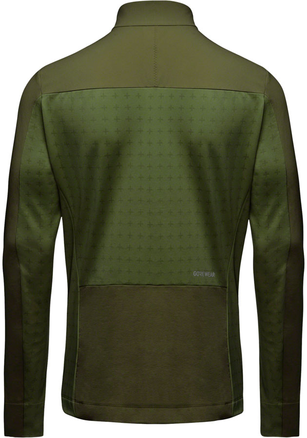 GORE Trail KPR Hybrid 1/2-Zip Jersey - Utility Green, Men's, Small