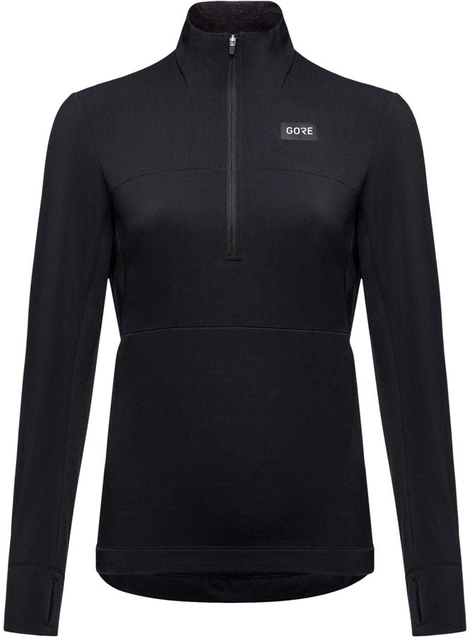 GORE Trail KPR Hybrid 1/2-Zip Jersey - Black, Women's, Large