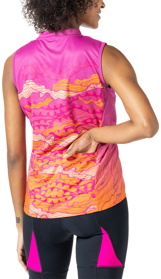 Terry Breakaway Sleeveless Jersey - Pink Tide, Large
