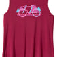 Terry Tech Tank - Anemone/Block, Medium