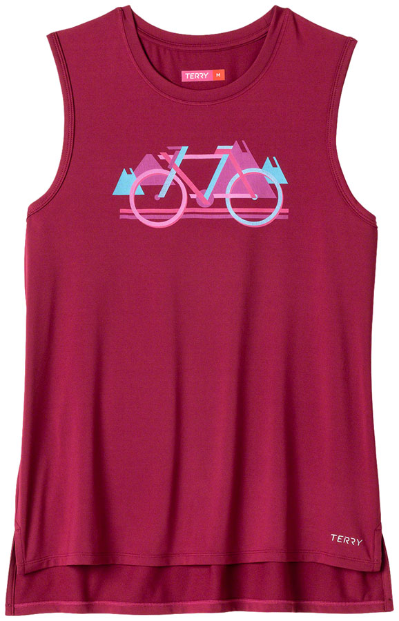 Terry Tech Tank - Anemone/Block, Small