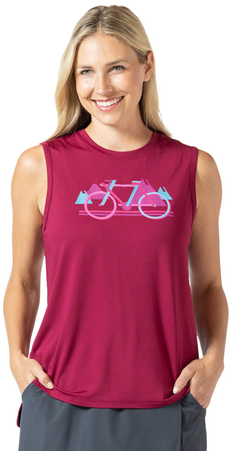 Terry Tech Tank - Anemone/Block, Small