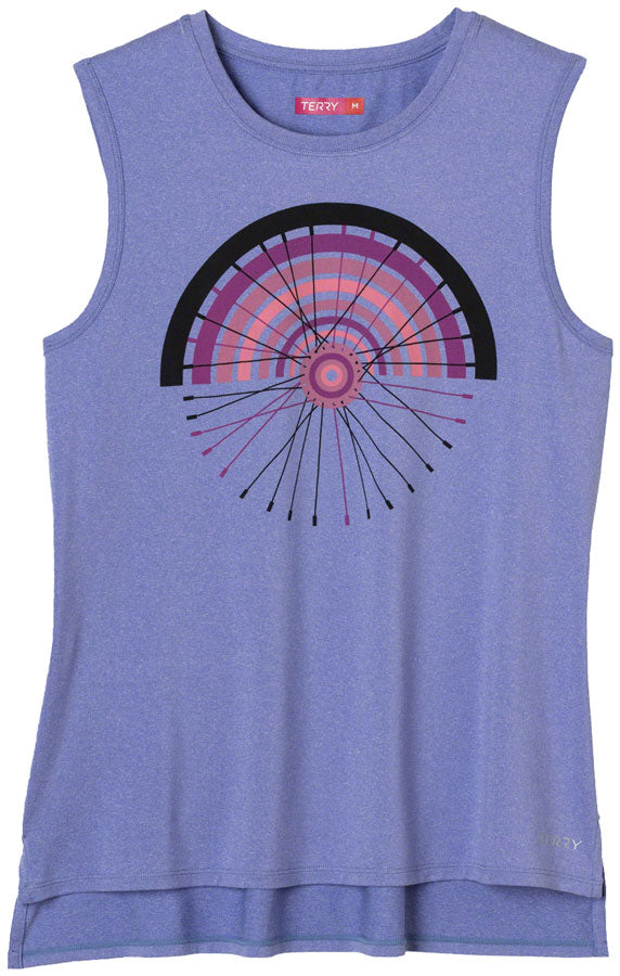 Terry Tech Tank - Iris/Spoke, X-Large