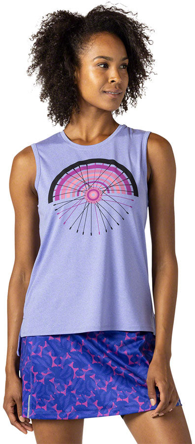 Terry Tech Tank - Iris/Spoke, Small
