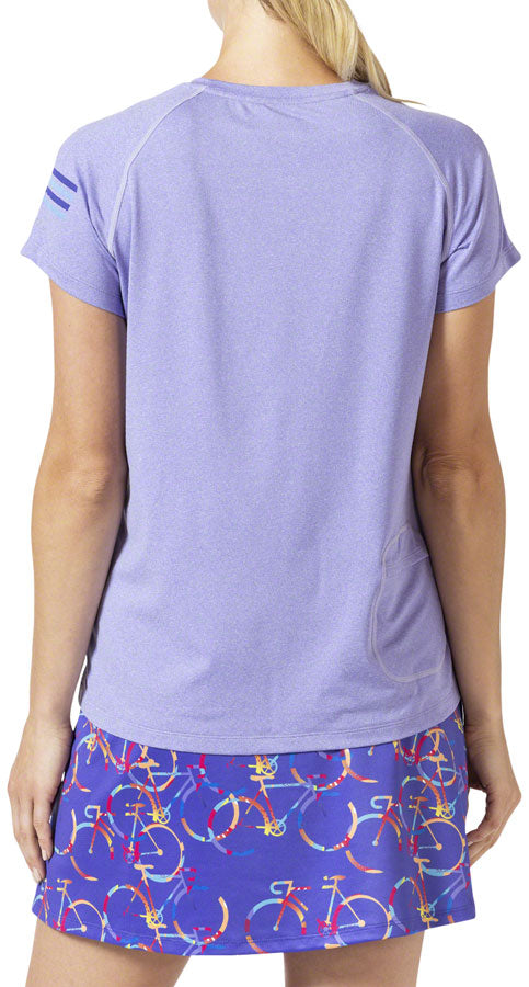 Terry Tech Tee - Flow, Iris/Block, Large