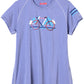 Terry Tech Tee - Flow, Iris/Block, Small