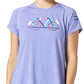 Terry Tech Tee - Flow, Iris/Block, Medium