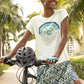 Terry Tech Tee - Flow, Sea/Spoke, X-Large