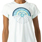 Terry Tech Tee - Flow, Sea/Spoke, Small