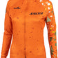 Salsa Women's Terrazzo Long Sleeve Jersey - Medium, Orange