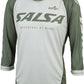 Salsa Men's Fleet 3/4 MTB Jersey - Small, Green, White