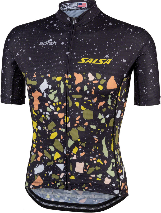 Salsa Men's Terrazzo Aero Jersey - X-Large, Black