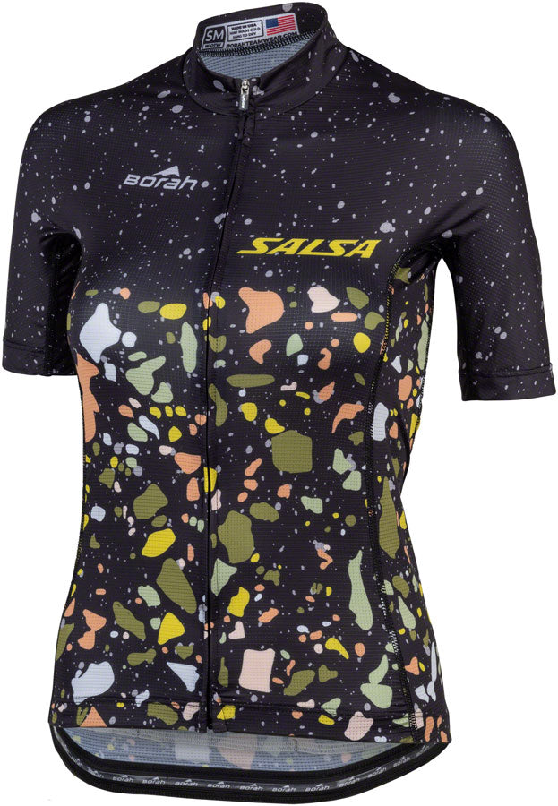 Salsa Women's Terrazzo Aero Jersey - Large, Black