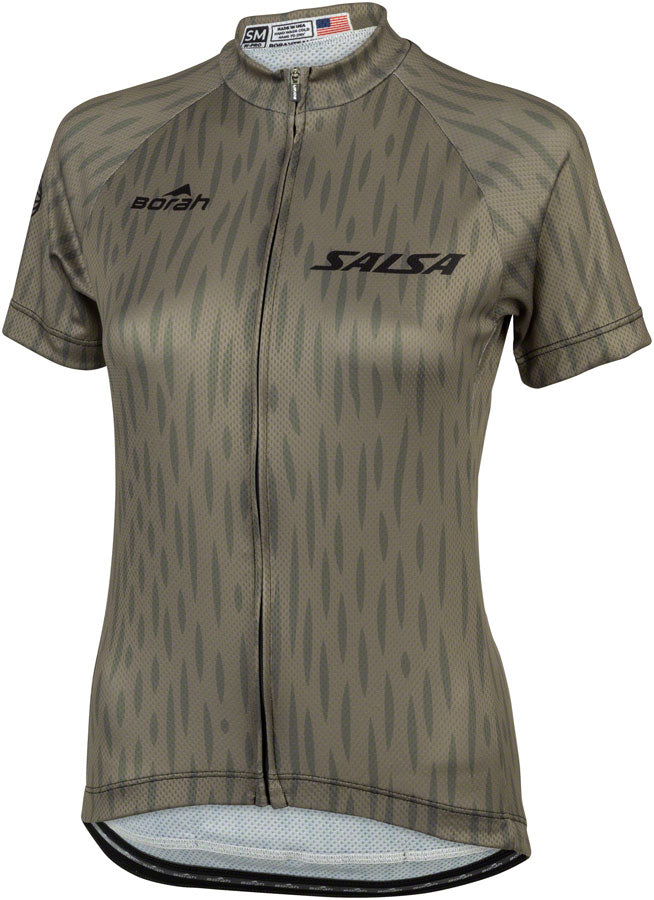 Salsa Women's Hinterland Jersey - Large, Olive Green
