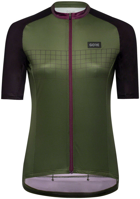 GORE Grid Fade Jersey 2.0 - Green/Purple, Women's, Small