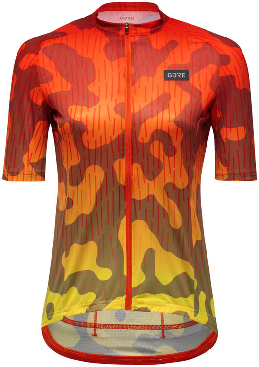 GORE Rain Camo Jersey - Women's, Fire, Small