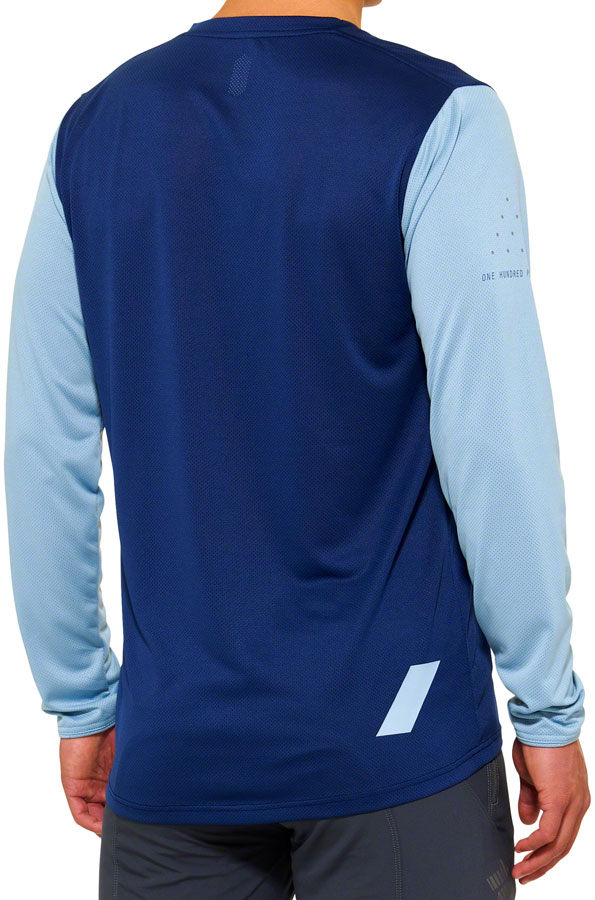 100% Ridecamp Jersey - Navy/Slate Blue, Large