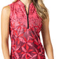 Terry Breakaway Mesh Sleeveless Jersey - Pink, Medium