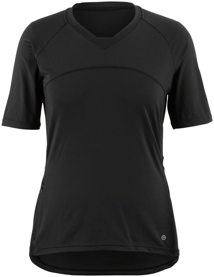 Garneau HTO 3 Jersey - Black, Short Sleeve, Women's, Medium