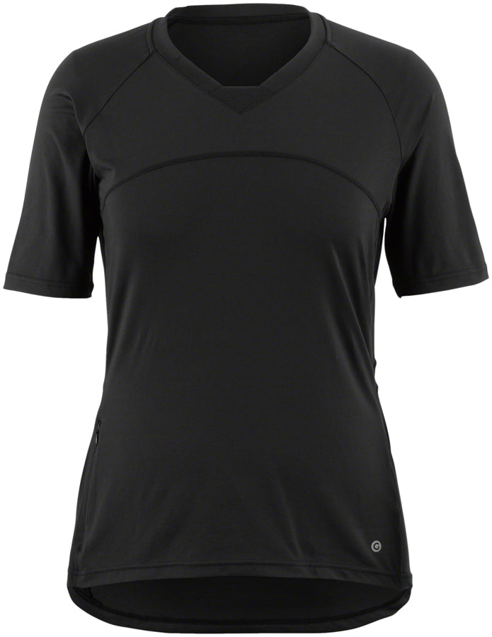 Garneau HTO 3 Jersey - Black, Short Sleeve, Women's, Large