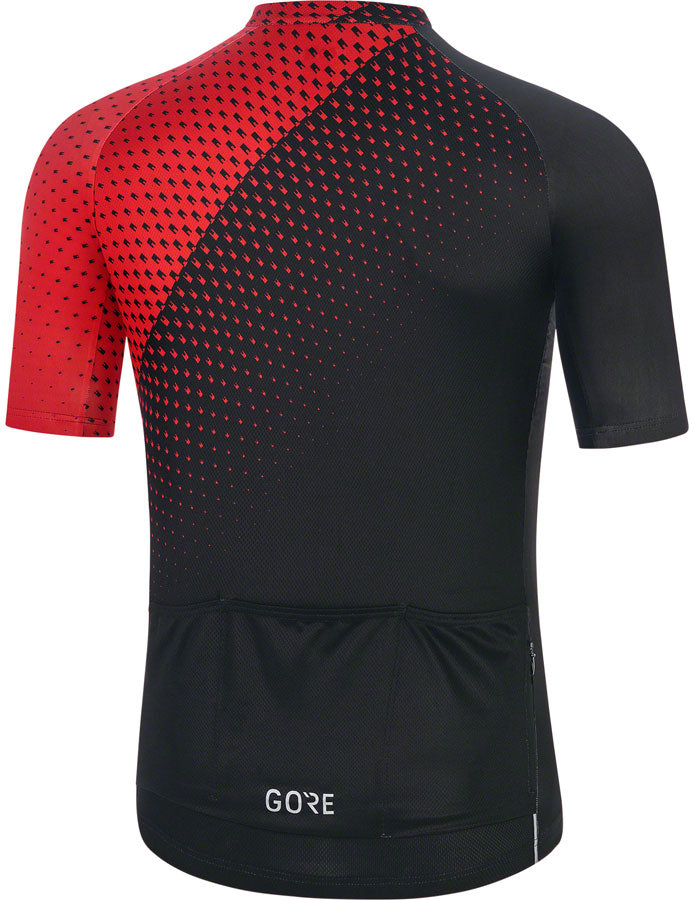 GORE Flash Cycling Jersey - Black/Red, Men's, Small