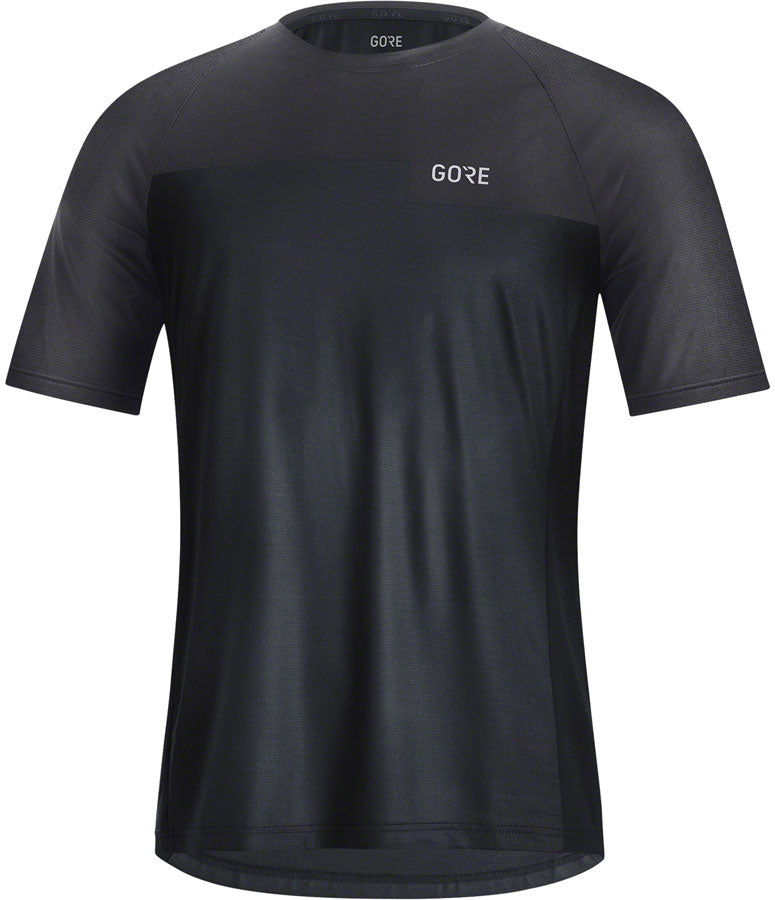 GORE Trail Short Sleeve Shirt - Black/Terra Grey, Men's, Small