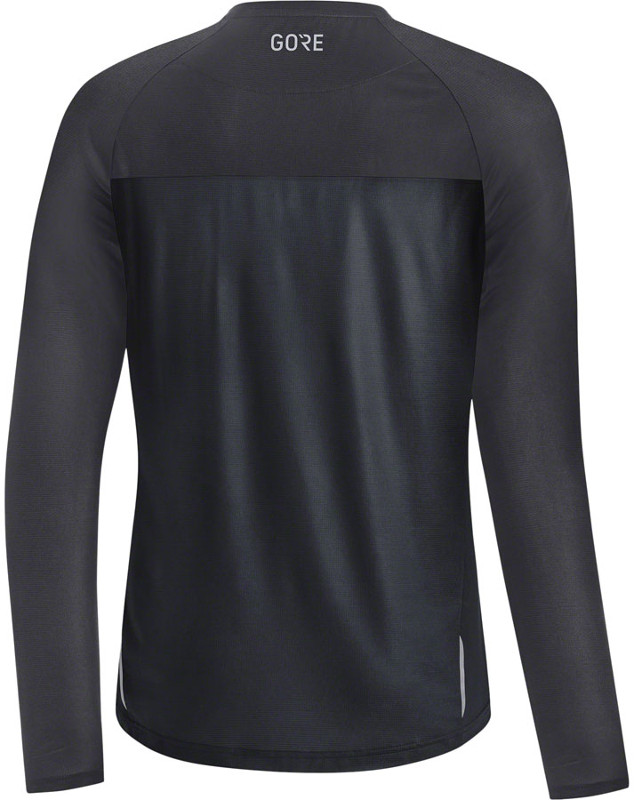GORE Trail Long Sleeve Shirt - Black/Terra Grey, Men's, Small